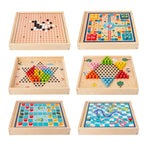 Giocattolo da tavolo multifunzione in legno per bambini