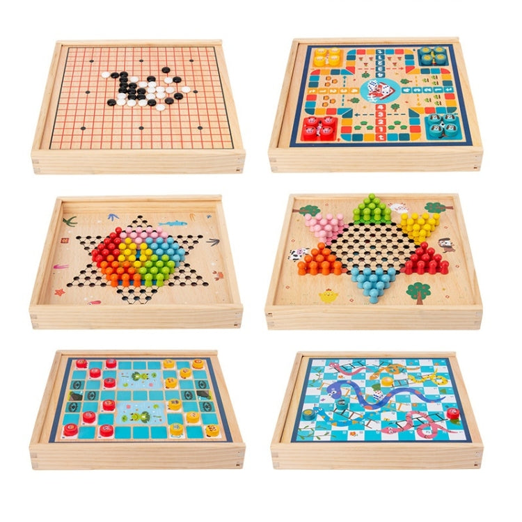 Giocattolo da tavolo multifunzione in legno per bambini