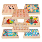 Giocattolo da tavolo multifunzione in legno per bambini