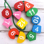 Gioco educativo orologio in legno per bambini con puzzle forme