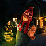 Lanterna solare LED in ferro battuto per esterni 24 o 60 LED