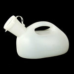 Vasino da viaggio da 2000 ml per bambini, orinatoio portatile a tenuta stagna da uomo con coperchio addensato per anziani, vaso da notte per adulti di grande capacità, 2 PCS 2000ML(White), 2 PCS 2000ML(Blue)