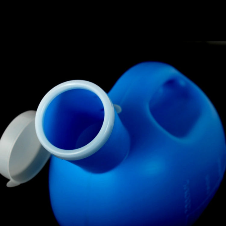 Vasino da viaggio da 2000 ml per bambini, orinatoio portatile a tenuta stagna da uomo con coperchio addensato per anziani, vaso da notte per adulti di grande capacità, 2 PCS 2000ML(White), 2 PCS 2000ML(Blue)