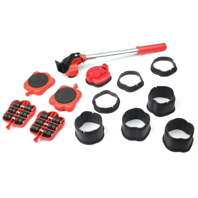 Set di attrezzi per il movimento ad altezza regolabile del motore con rullo mobile per mobili pesanti a leva, 13 PCS / Set, 5 PCS / Set