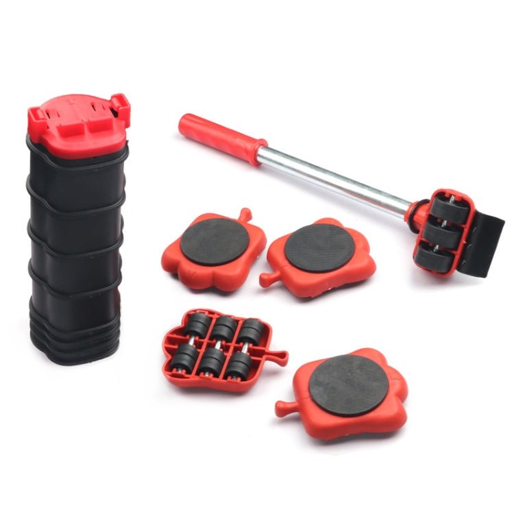 Set di attrezzi per il movimento ad altezza regolabile del motore con rullo mobile per mobili pesanti a leva, 13 PCS / Set, 5 PCS / Set