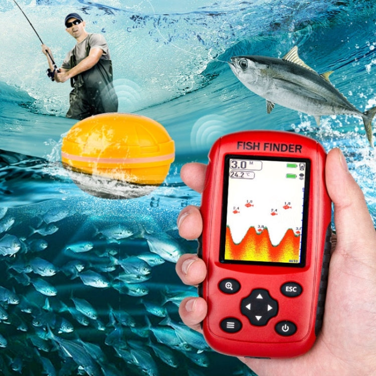 Fish Finder HD a colori con ricarica USB 2,6 pollici