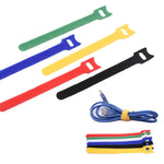 Fibbia avvolgitore in nylon per cavi 15-30 cm 60 pezzi