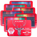 KALOUR Set di 180 colori di piombo colorato Matite dipinte Forniture per pittura artistica, 180 Colors Art Painting