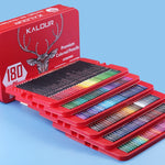 KALOUR Set di 180 colori di piombo colorato Matite dipinte Forniture per pittura artistica, 180 Colors Art Painting
