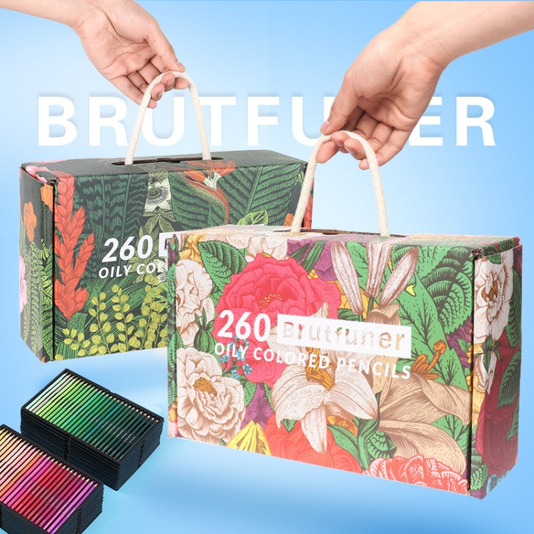 BRUTFUNER Set di 520 colori di piombo colorato Pittura artistica Piombo colorato dipinto a mano oleoso, 520 Colors Hand-Painted