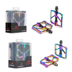 1 paio PROMEND Pedale colorato per bicicletta CNC in lega di alluminio con tre cuscinetti Peilin, PD-M86CY, PD-R87CY