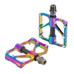1 paio PROMEND Pedale colorato per bicicletta CNC in lega di alluminio con tre cuscinetti Peilin, PD-M86CY, PD-R87CY