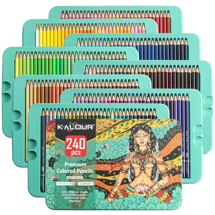 Kalour 240 colori set di matite di piombo colorato dipinto a mano doodle matita colorata matita per pittura, 240 Colors Painting Pencil