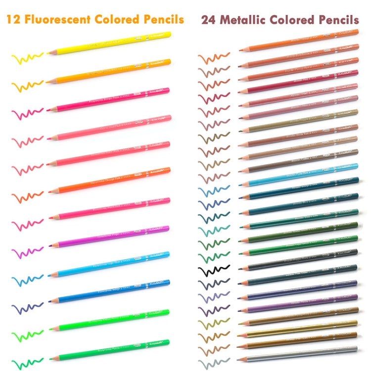 Kalour 240 colori set di matite di piombo colorato dipinto a mano doodle matita colorata matita per pittura, 240 Colors Painting Pencil