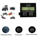 Contagiri per motosega ZSB-03 Contagiri per motore a benzina Rasaerba Contagiri ad alta contagiri Display digitale Contagiri a impulsi di induzione, Clip Version, Double Button Clip Version