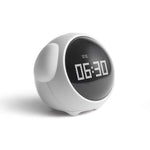 Cartoon Cmart sveglia per bambini camera da letto comodino LED lampada carica orologio digitale elettronico, White (Foundation), Pink (Foundation), White (Expression Version), Pink (Expression Version)