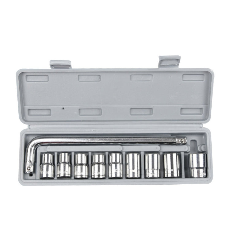 CY-0117 Set di attrezzi combinati per manicotti Set multifunzione per riparazione auto a cricchetto di emergenza per triciclo, 10 PCS / Set