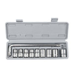 CY-0117 Set di attrezzi combinati per manicotti Set multifunzione per riparazione auto a cricchetto di emergenza per triciclo, 10 PCS / Set