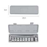 CY-0117 Set di attrezzi combinati per manicotti Set multifunzione per riparazione auto a cricchetto di emergenza per triciclo, 10 PCS / Set