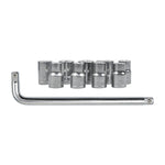 CY-0117 Set di attrezzi combinati per manicotti Set multifunzione per riparazione auto a cricchetto di emergenza per triciclo, 10 PCS / Set