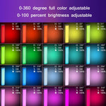 W200 RGB Luce LED portatile per fotografia esterni