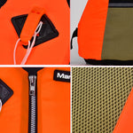 Manner QP2025 Giubbotto di galleggiamento Giubbotto di galleggiamento Dragon Boat Kayak Paddle Board Giubbotto di galleggiamento, Green, Orange, Red