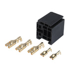 20 set D2K5PS Presa relè per maniglia in plastica automobilistica a 5 pin con terminale, D2K5PS