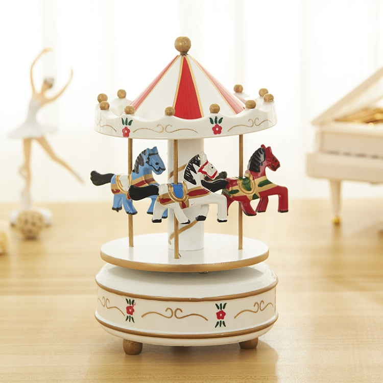 Sky City Carousel Clockwork Music Box Regalo di compleanno per coppie, K0131 Star Blue, K0132 Star Pink, K0111 Star Red, K0121 Flowers Grass Red, K0112 Flowers Grass Rose, K0233 Dot Red, K0232  Dot Blue + Pink, K0231 Dot Blue, K0321 Red White