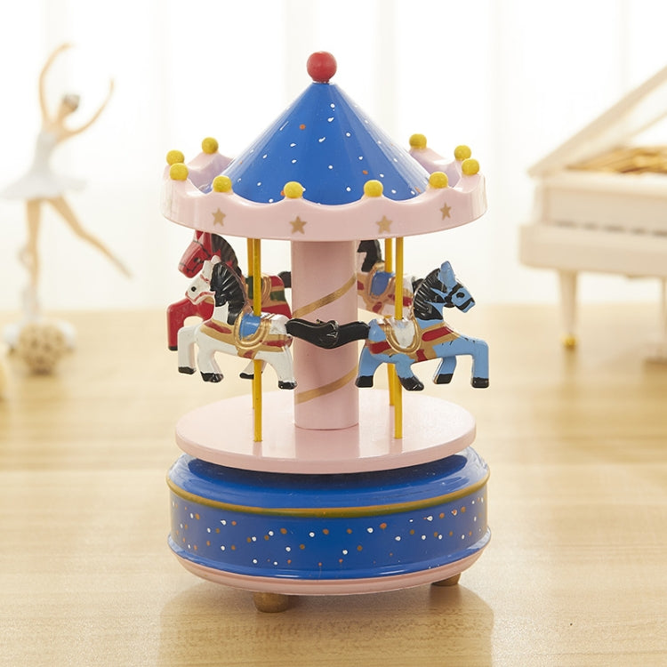 Sky City Carousel Clockwork Music Box Regalo di compleanno per coppie, K0131 Star Blue, K0132 Star Pink, K0111 Star Red, K0121 Flowers Grass Red, K0112 Flowers Grass Rose, K0233 Dot Red, K0232  Dot Blue + Pink, K0231 Dot Blue, K0321 Red White