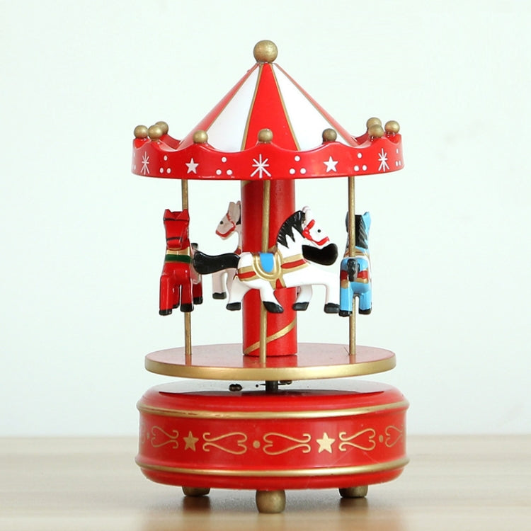 Sky City Carousel Clockwork Music Box Regalo di compleanno per coppie, K0131 Star Blue, K0132 Star Pink, K0111 Star Red, K0121 Flowers Grass Red, K0112 Flowers Grass Rose, K0233 Dot Red, K0232  Dot Blue + Pink, K0231 Dot Blue, K0321 Red White