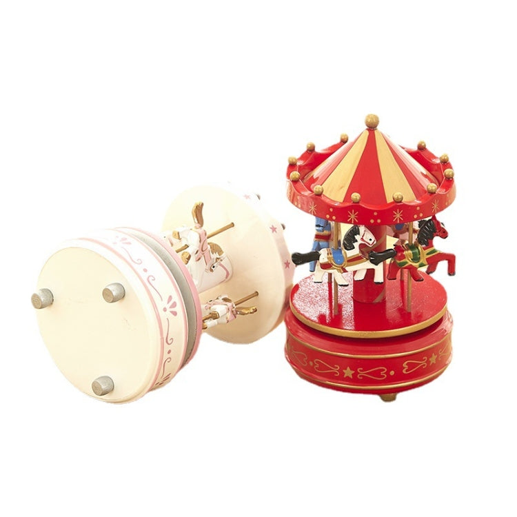 Sky City Carousel Clockwork Music Box Regalo di compleanno per coppie, K0131 Star Blue, K0132 Star Pink, K0111 Star Red, K0121 Flowers Grass Red, K0112 Flowers Grass Rose, K0233 Dot Red, K0232  Dot Blue + Pink, K0231 Dot Blue, K0321 Red White