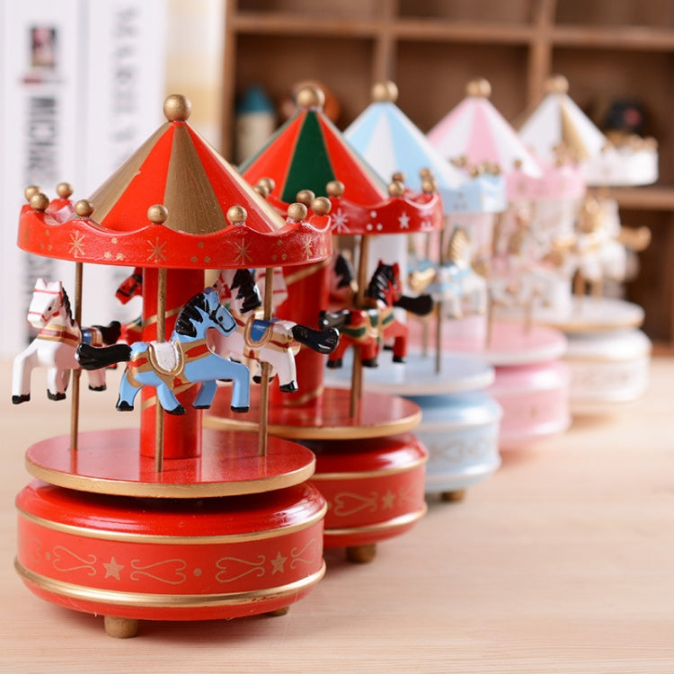 Sky City Carousel Clockwork Music Box Regalo di compleanno per coppie, K0131 Star Blue, K0132 Star Pink, K0111 Star Red, K0121 Flowers Grass Red, K0112 Flowers Grass Rose, K0233 Dot Red, K0232  Dot Blue + Pink, K0231 Dot Blue, K0321 Red White