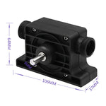 Mini pompa dell'acqua portatile Pompa dell'olio ad alto flusso azionata da trapano elettrico, standard con due connettori, High Flow Oil Pump