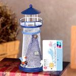 2 pezzi stile mediterraneo lampeggiante oceano latta faro decorazione della casa artigianato, stile consegna casuale, M1221 Small 14cm, M1022 Medium 19cm, M1021 Large 30cm