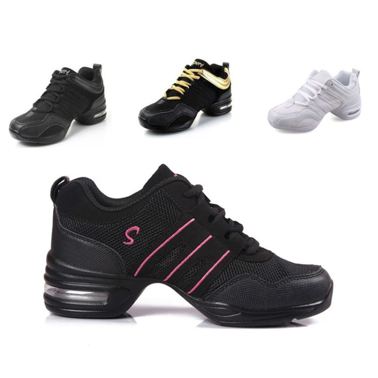 Scarpe da ballo moderne traspiranti con fondo morbido in mesh Scarpe rinforzanti per donna, 36, 37, 38