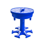 Distributore automatico di vino da 6 tazze, versatore automatico per vino con giradischi, stile:, Round Pink with Transparent Cup, Round Pink with Color Cup, Round Blue with Transparent Cup, Round Blue with Color Cup, Round Gray with Transparent Cup   ...