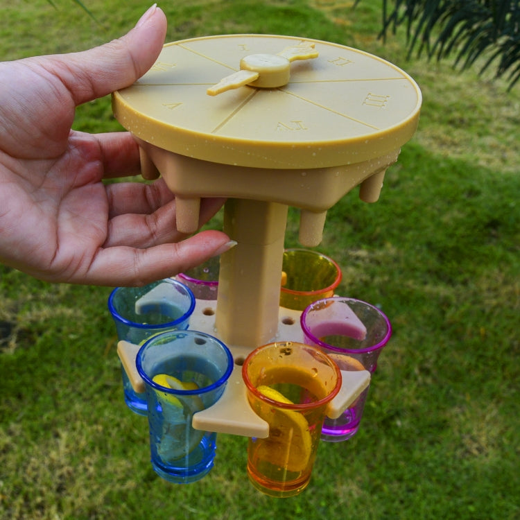 Distributore automatico di vino da 6 tazze, versatore automatico per vino con giradischi, stile:, Round Pink with Transparent Cup, Round Pink with Color Cup, Round Blue with Transparent Cup, Round Blue with Color Cup, Round Gray with Transparent Cup   ...