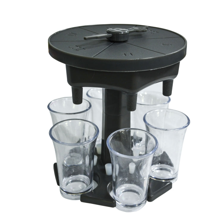 Distributore automatico di vino da 6 tazze, versatore automatico per vino con giradischi, stile:, Round Pink with Transparent Cup, Round Pink with Color Cup, Round Blue with Transparent Cup, Round Blue with Color Cup, Round Gray with Transparent Cup   ...