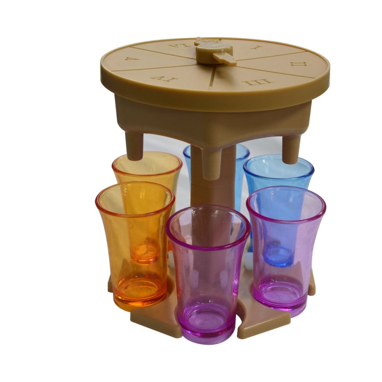Distributore automatico di vino da 6 tazze, versatore automatico per vino con giradischi, stile:, Round Pink with Transparent Cup, Round Pink with Color Cup, Round Blue with Transparent Cup, Round Blue with Color Cup, Round Gray with Transparent Cup   ...