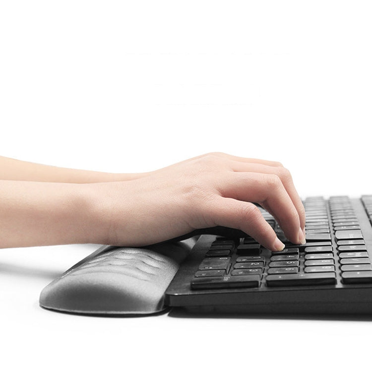 Baona Silicone Memory Cotton Wrist Pad Massage Hole Keyboard Mouse Pad, Stile:, Mouse Pad (Blue), Mouse Pad (Gray), Mouse Pad (Black), Mouse Pad (Pink), Medium Keyboard Rest (Blue), Medium Keyboard Rest (Gray), Medium Keyboard Rest (Black)�������������...