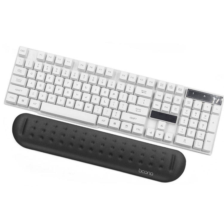 Baona Silicone Memory Cotton Wrist Pad Massage Hole Keyboard Mouse Pad, Stile:, Mouse Pad (Blue), Mouse Pad (Gray), Mouse Pad (Black), Mouse Pad (Pink), Medium Keyboard Rest (Blue), Medium Keyboard Rest (Gray), Medium Keyboard Rest (Black)�������������...
