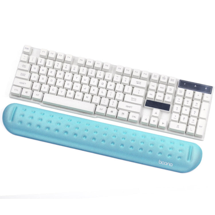 Baona Silicone Memory Cotton Wrist Pad Massage Hole Keyboard Mouse Pad, Stile:, Mouse Pad (Blue), Mouse Pad (Gray), Mouse Pad (Black), Mouse Pad (Pink), Medium Keyboard Rest (Blue), Medium Keyboard Rest (Gray), Medium Keyboard Rest (Black)�������������...