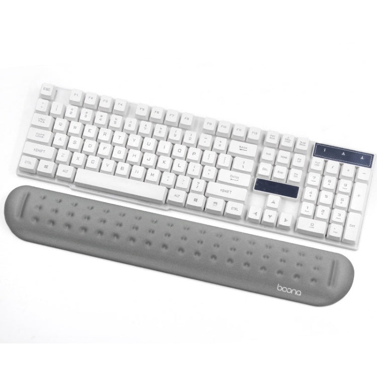 Baona Silicone Memory Cotton Wrist Pad Massage Hole Keyboard Mouse Pad, Stile:, Mouse Pad (Blue), Mouse Pad (Gray), Mouse Pad (Black), Mouse Pad (Pink), Medium Keyboard Rest (Blue), Medium Keyboard Rest (Gray), Medium Keyboard Rest (Black)�������������...