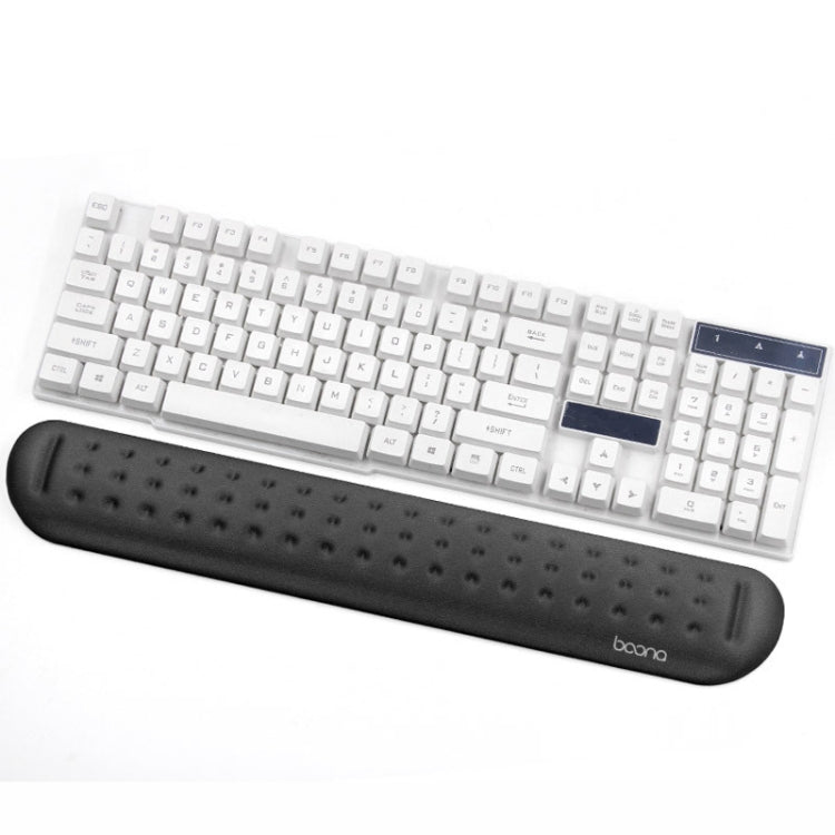 Baona Silicone Memory Cotton Wrist Pad Massage Hole Keyboard Mouse Pad, Stile:, Mouse Pad (Blue), Mouse Pad (Gray), Mouse Pad (Black), Mouse Pad (Pink), Medium Keyboard Rest (Blue), Medium Keyboard Rest (Gray), Medium Keyboard Rest (Black)�������������...