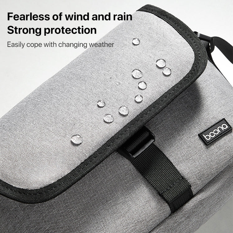 Baona BN-H013 Borsa a tracolla per fotocamera SLR Custodia per obiettivo, BN-H013 (Gray), BN-H013 (Black)
