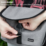 Baona BN-H013 Borsa a tracolla per fotocamera SLR Custodia per obiettivo, BN-H013 (Gray), BN-H013 (Black)