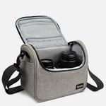 Baona BN-H011 Borsa per fotocamera reflex digitale Borsa a tracolla per riporre l'obiettivo, BN-H011 (Black), BN-H011 (Gray)