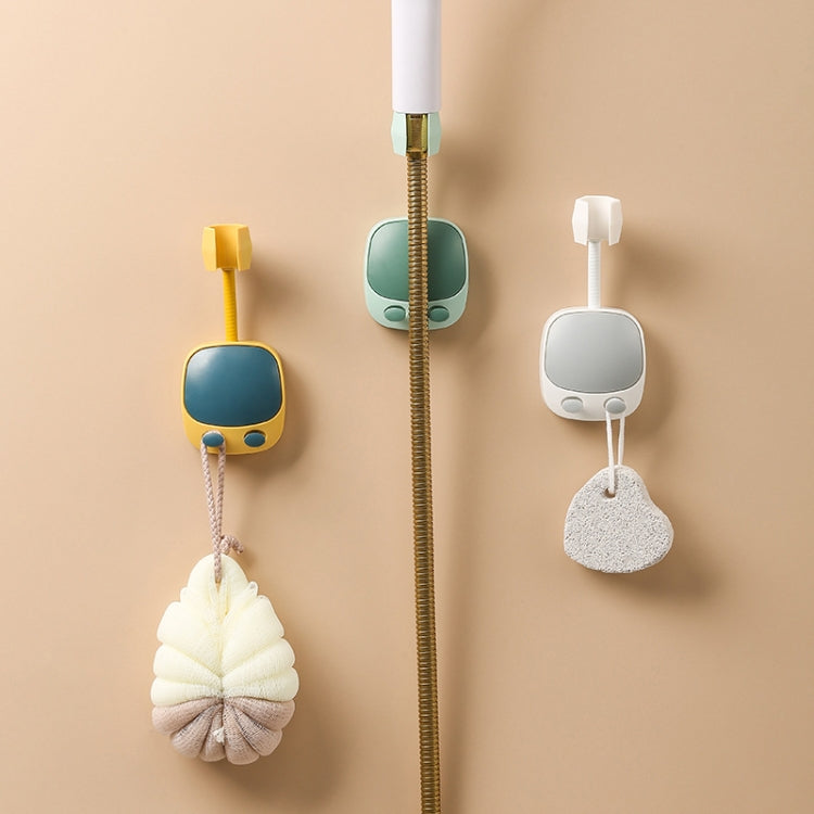 Staffa per doccia a soffione mobile universale senza punzonatura da 2 pezzi Telaio di fissaggio per soffione regolabile per bagno, Blue Yellow, Gray, Green, White, Black