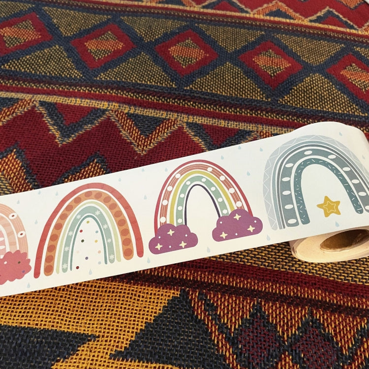 CM2107018 Adesivo Bordo Lavagna Adesivo Arcobaleno Adesivo Bohemian, 20mx7.6cm