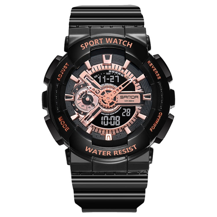 Orologio elettronico luminoso multifunzionale impermeabile per il tempo libero SANDA